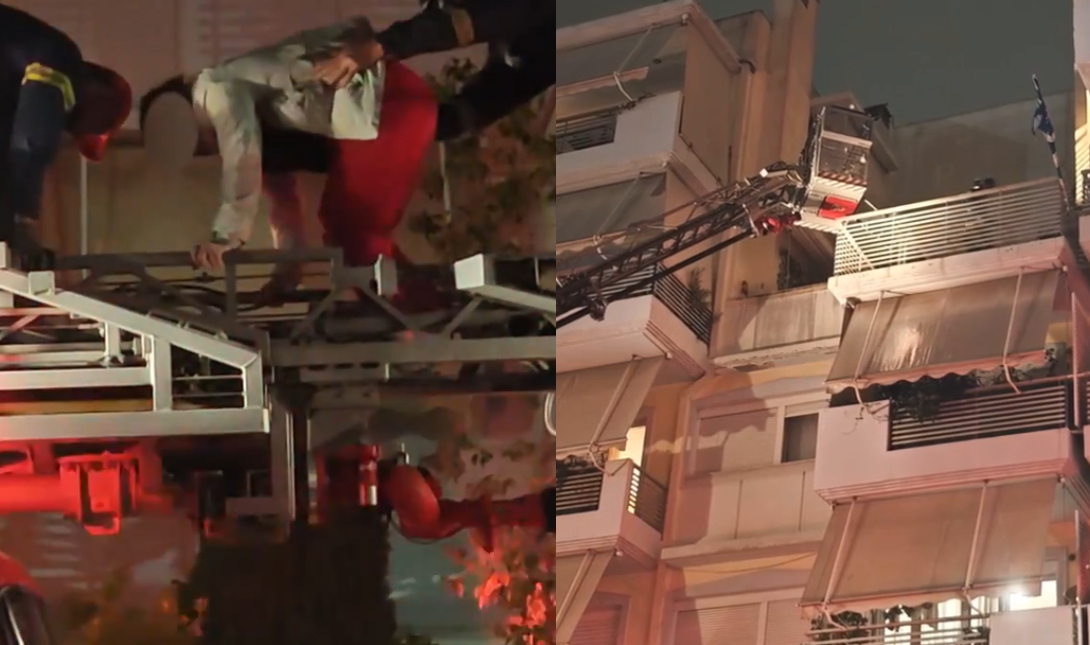 Ηλικιωμένοι απεγκλωβίζονται «μέσα» από τις φλόγες – Δείτε βίντεο