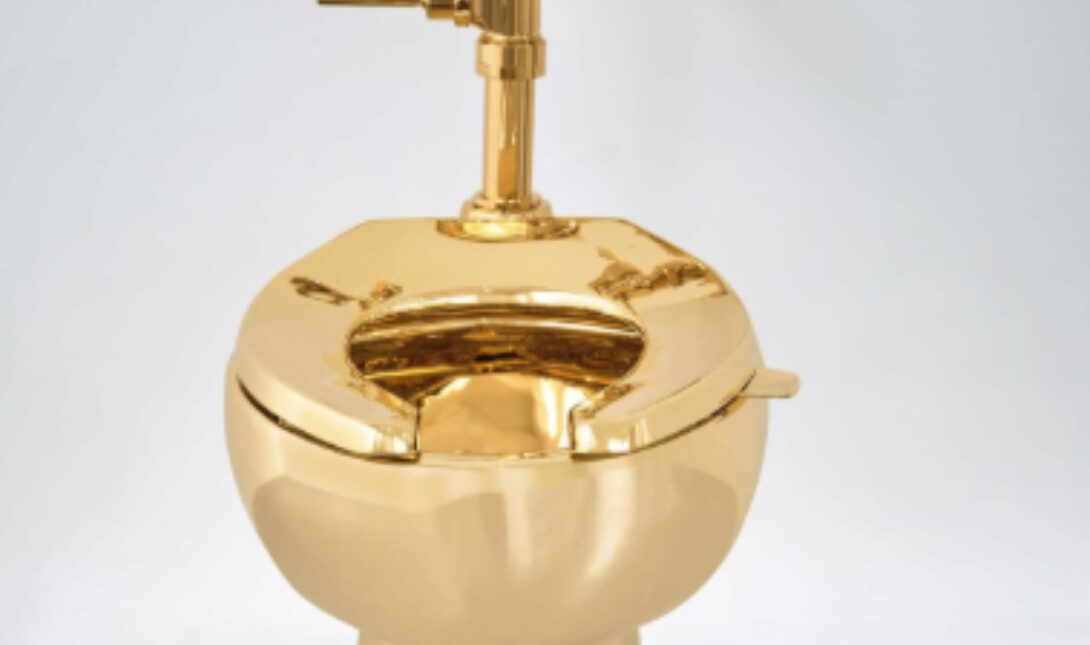 χρυσή τουαλέτα