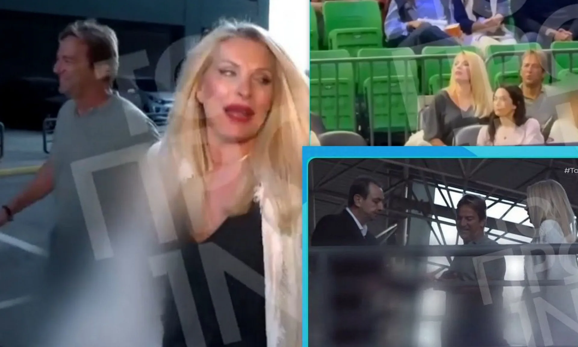 Αναστάτωσε το ΟΑΚΑ η Ελένη Μενεγάκη – Ο διαιτητής ζήτησε από το κοινό να κάνει ησυχία (Βίντεο)