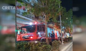 Ηράκλειο: Φωτιά σε σπίτι στη Λεωφόρο 62 Μαρτύρων (φωτογραφίες)