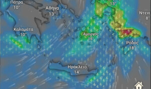 Έντονες βροχοπτώσεις στην Κρήτη – Σε ετοιμότητα η Πολιτική Προστασία του Δήμου Φαιστού