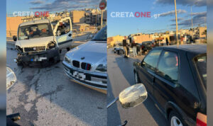 Ηράκλειο: Καραμπόλα 3 οχημάτων στην παραλιακή – Σοκάρουν οι φωτογραφίες