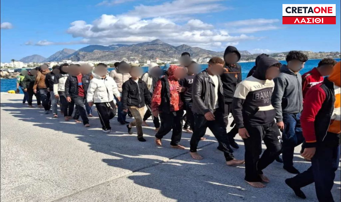 Λασίθι: Στο σχολείο Καλογήρων μεταφέρθηκαν οι 94 πρόσφυγες και μετανάστες που διασώθηκαν ανοιχτά της Ιεράπετρας