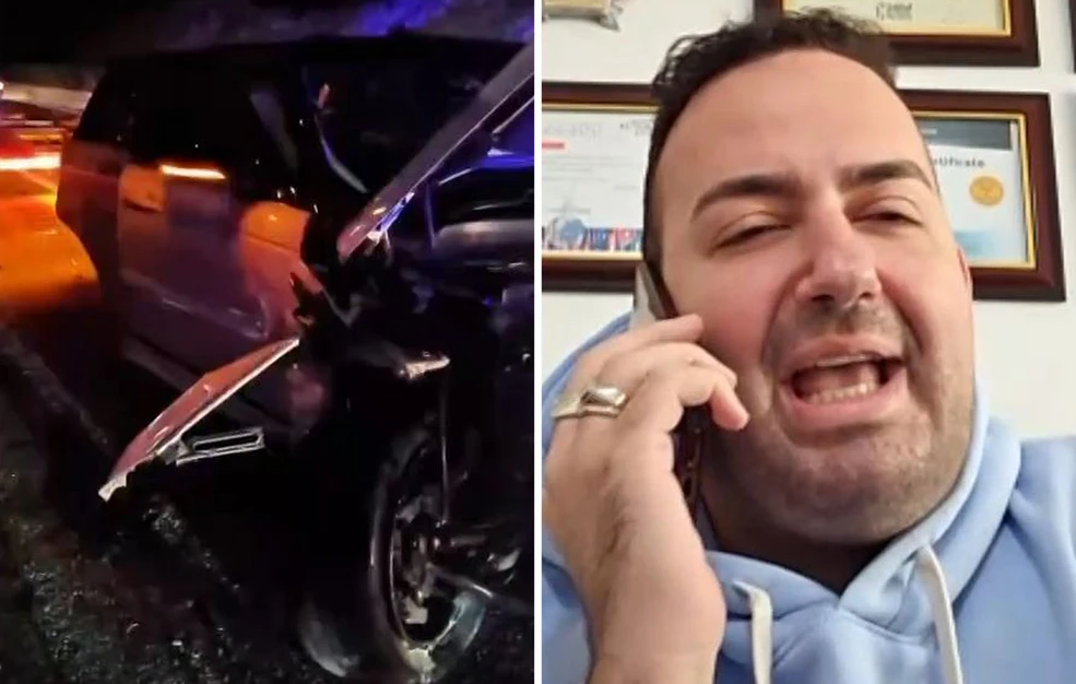 Σε τροχαίο ατύχημα ενεπλάκη γνωστός influencer