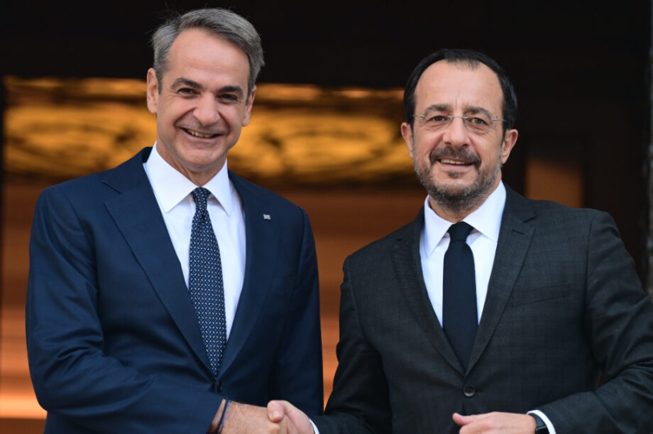 Συνάντηση Μητσοτάκη - Χριστοδουλίδη