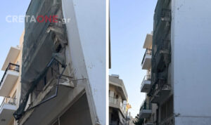 Ηράκλειο: Μπαλκόνια κίνδυνος-θάνατος για τα κεφάλια των περαστικών στο κέντρο – Δείτε εικόνες
