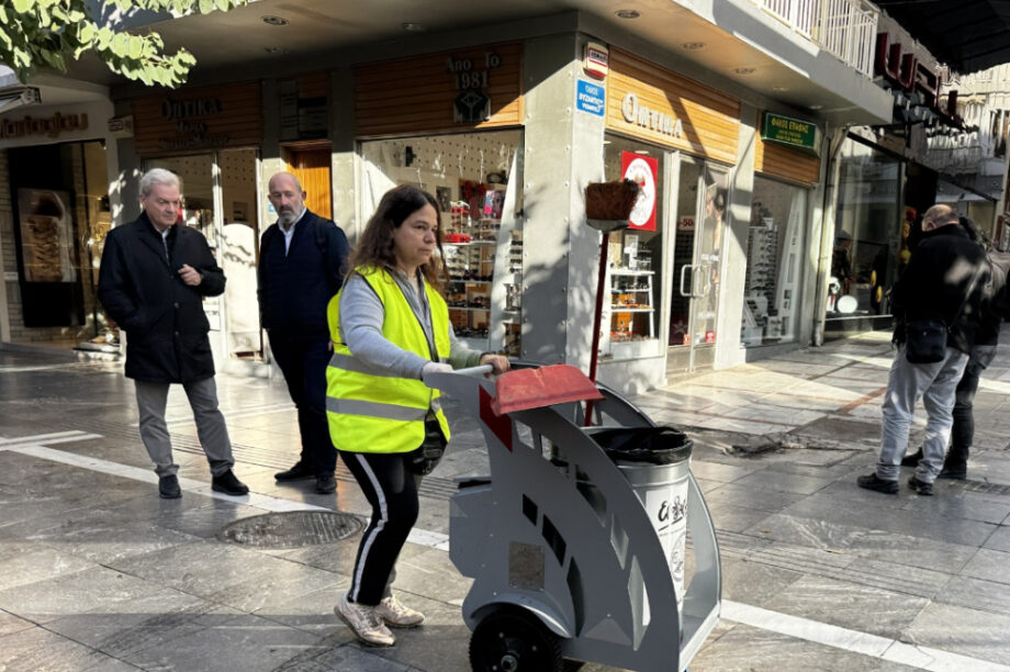 Οδοκαθαριστής οδοκαθαρισμός καθαριότητα Δήμος Ηρακλείου