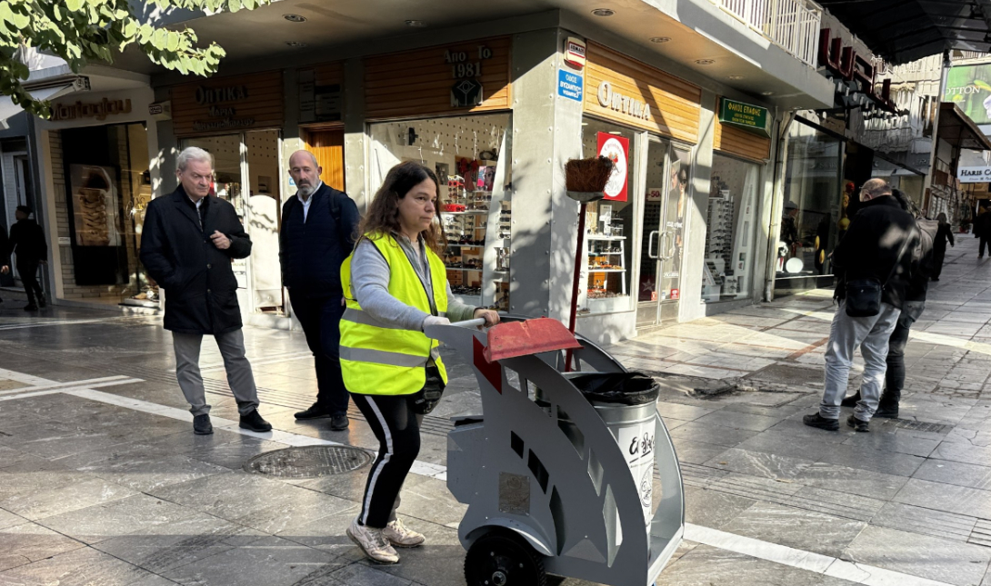 Οδοκαθαριστής οδοκαθαρισμός καθαριότητα Δήμος Ηρακλείου