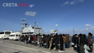 Μετανάστες Ηράκλειο λιμάνι