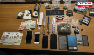 Λασίθι: 19χρονος «μάλαμα» στη Σητεία: Τον έπιασαν με χασίς, κοκαΐνη και πλαστά χαρτονομίσματα
