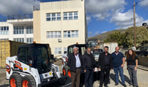 Γόρτυνα: Με δύο νέα μηχανήματα έργου ενισχύθηκε ο στόλος οχημάτων του Δήμου