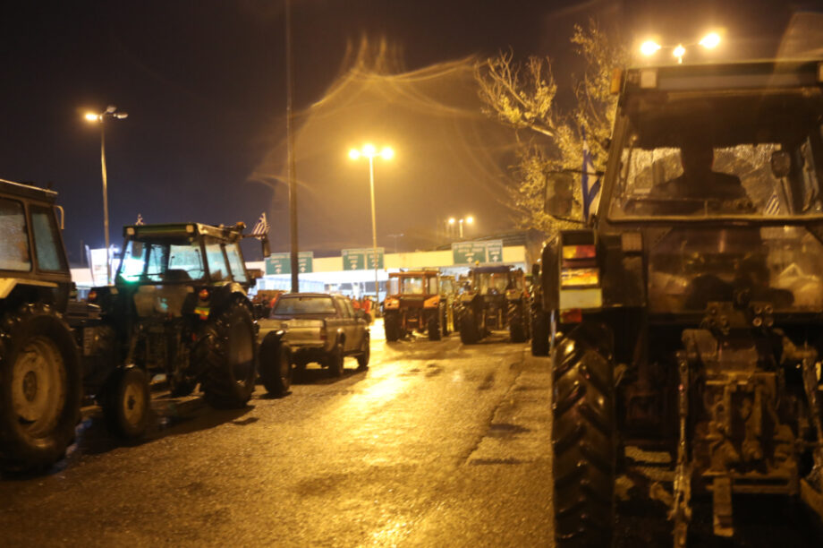 Αγρότες Τρακτέρ Μπλόκα