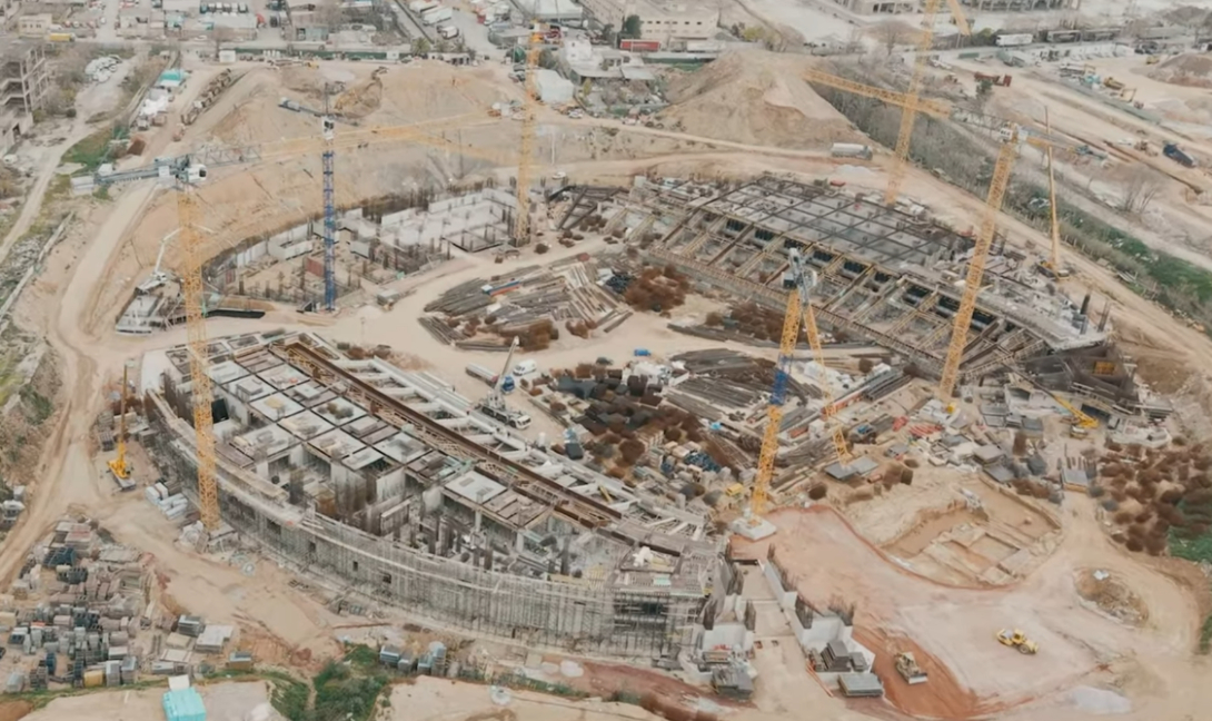 Super League: Παίρνει μορφή το υπό ανέγερση γήπεδο του Παναθηναϊκού (βίντεο)