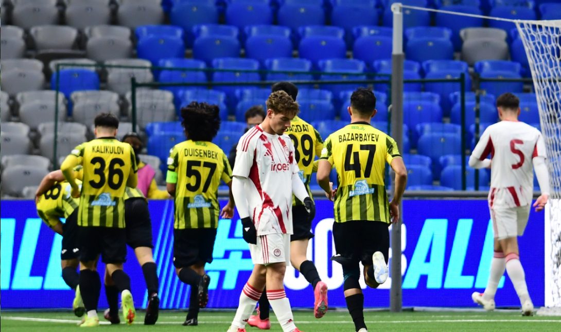 Ήττα 2-0 για την ομάδα Youth League του Ολυμπιακού από την Καϊράτ