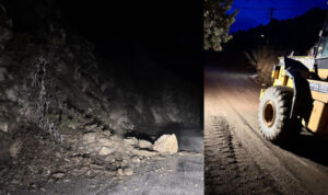 Κακοκαιρία «Byron»: Κατολισθήσεις και φερτά υλικά στον Δήμο Φαιστού (Φωτογραφίες)