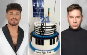 Γιώργος Μαζωνάκης: Τον κατήγγειλε για ασέλγεια αλλά γιόρτασε τα γενέθλιά του με φωτογραφία του Μαζώ στην τούρτα του