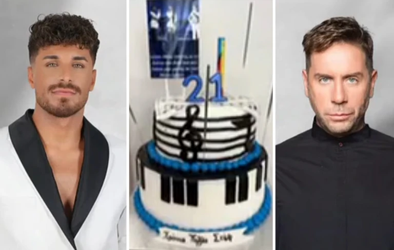 Γιώργος Μαζωνάκης: Τον κατήγγειλε για ασέλγεια αλλά γιόρτασε τα γενέθλιά του με φωτογραφία του Μαζώ στην τούρτα του