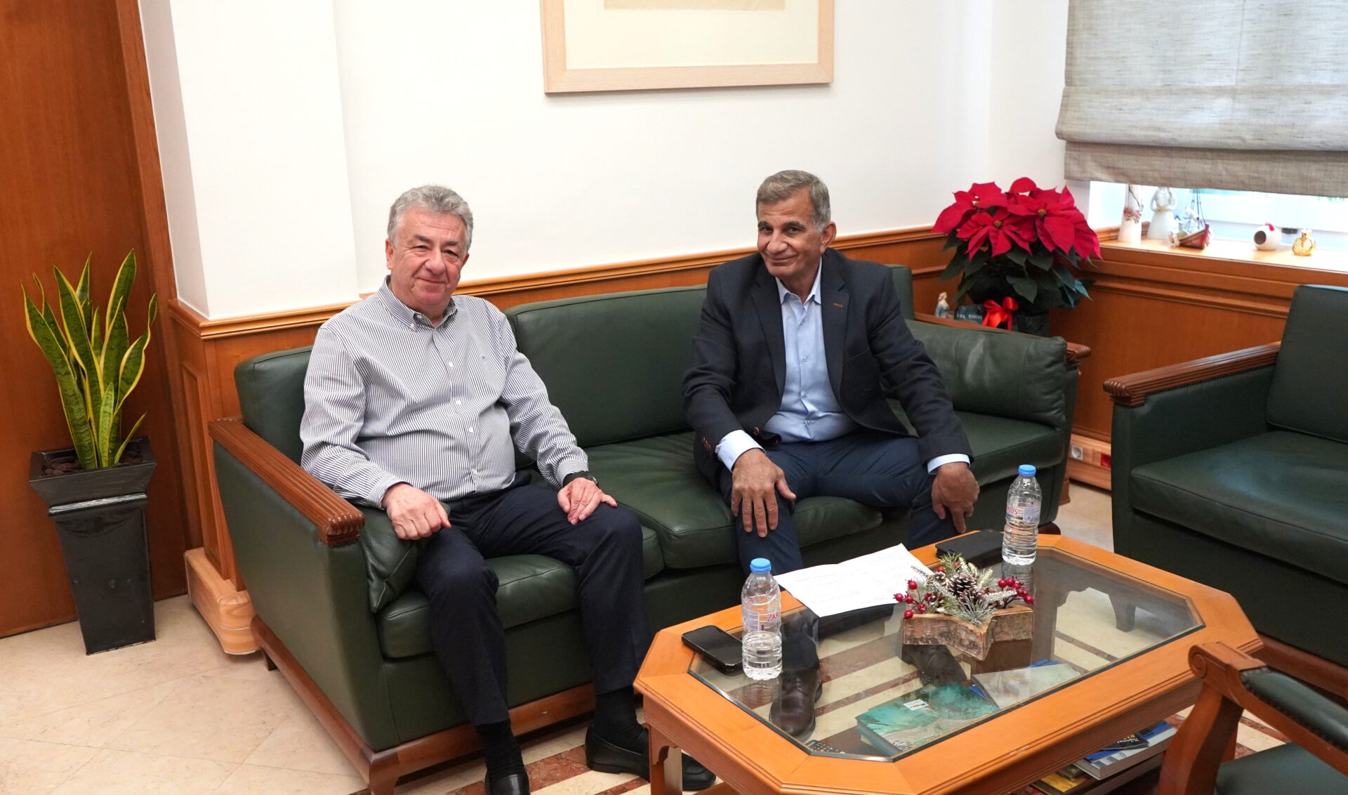 Ο Δήμαρχος Αμαρίου συναντήθηκε με τον Περιφερειάρχη Κρήτης