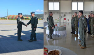 Στην 133 Σμηναρχία Μάχης στο Καστέλλι Πεδιάδας ο Αρχηγός της Πολεμικής Αεροπορίας – Δείτε φωτογραφίες