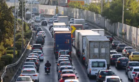 Χαρακτηριστικό μποτιλιάρισμα στην Αττική