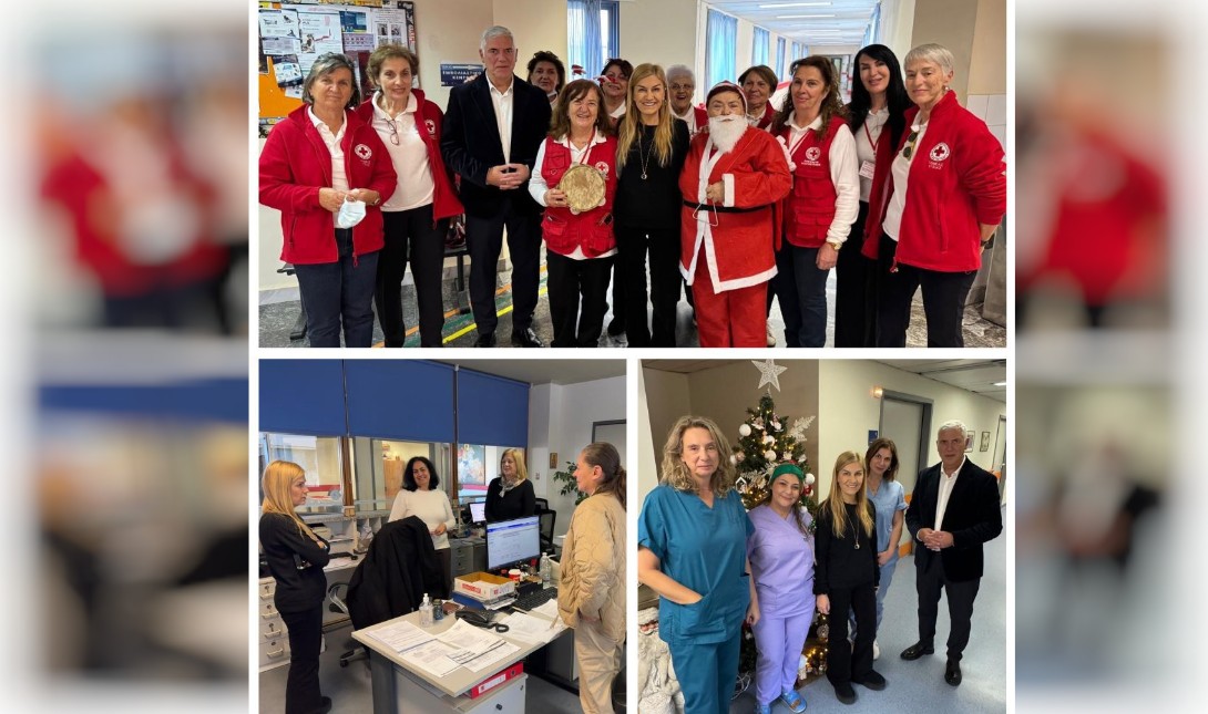 Η Υφυπουργός Μετανάστευσης και Ασύλου Σέβη Βολουδάκη επισκέφτηκε το Γενικό Νοσοκομείο Χανίων