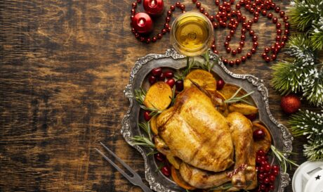 Χριστουγεννιάτικο τραπέζι - γαλοπούλα