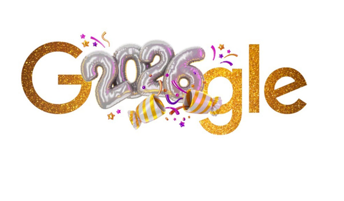 Η Google μας εύχεται για τη νέα χρονιά με το νέο της Doodle