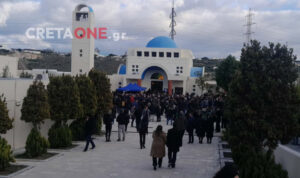 Ηράκλειο: Θρήνος και οδυρμός στην κηδεία του 37χρονου – Δείτε φωτογραφίες και βίντεο