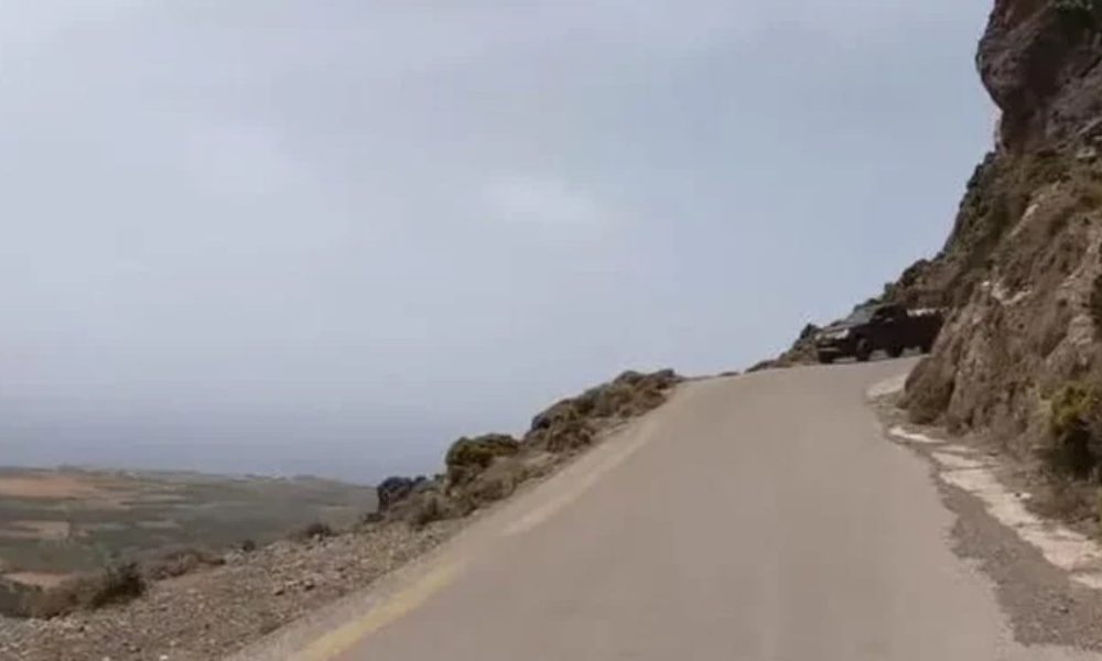 Στην Κρήτη ο πιο επικίνδυνος δρόμος της Ελλάδας – Δείτε βίντεο που «κόβει» την ανάσα