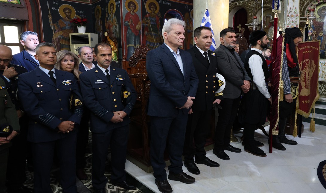 Ο Δήμαρχος Ηρακλείου Αλέξης Καλοκαιρινός στον πανηγυρικό εορτασμό του Αγίου Νικολάου στη Νέα Αλικαρνασσό