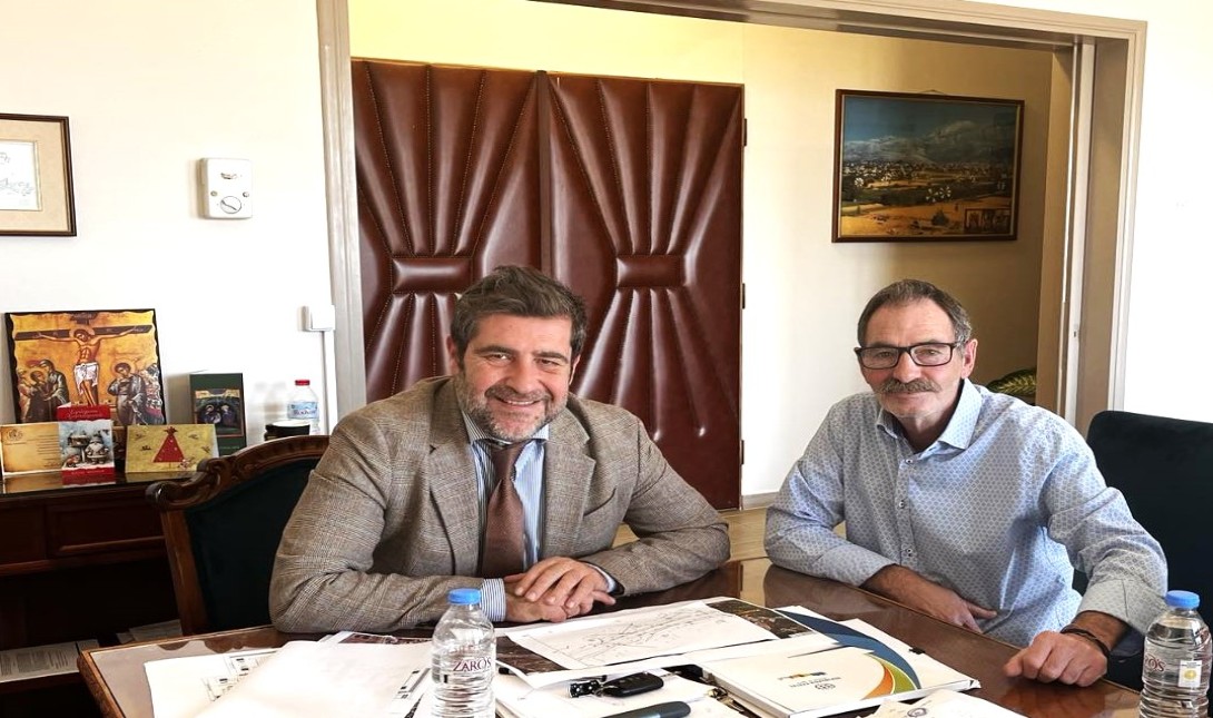 O Αντιπεριφερειάρχης Λασιθίου συναντήθηκε με τον Πρόεδρο του Νικηθιανού