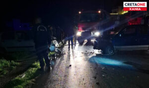 Κρήτη: Ακόμα ένα τροχαίο στην Κίσσαμο – 4 τραυματίες, ανάμεσά τους μητέρα με παιδί (Φωτο)