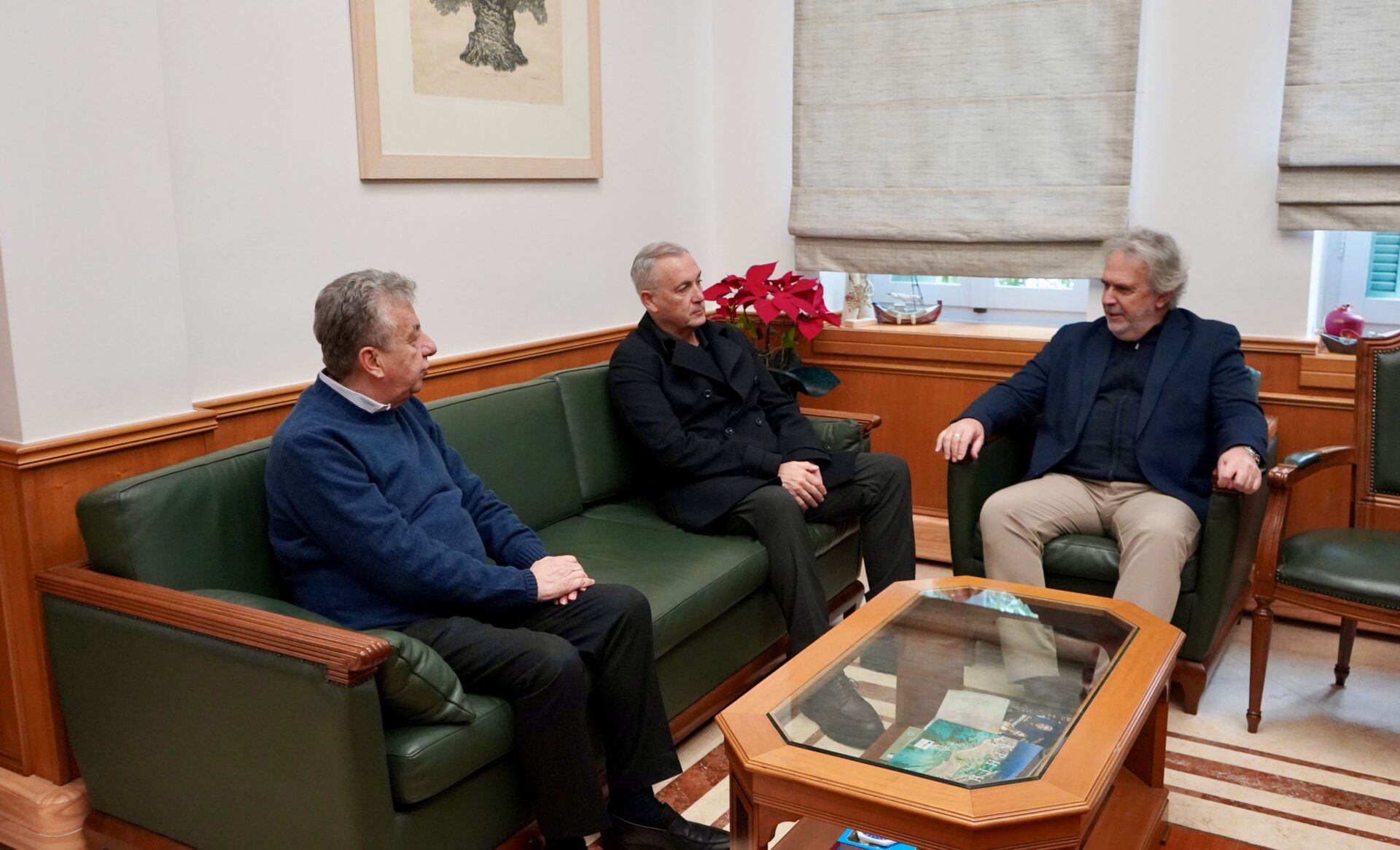 Συνάντηση Σταύρου Αρναουτάκη με τον Δήμαρχο Σητείας για τα έργα υποδομής και τον ΒΟΑΚ