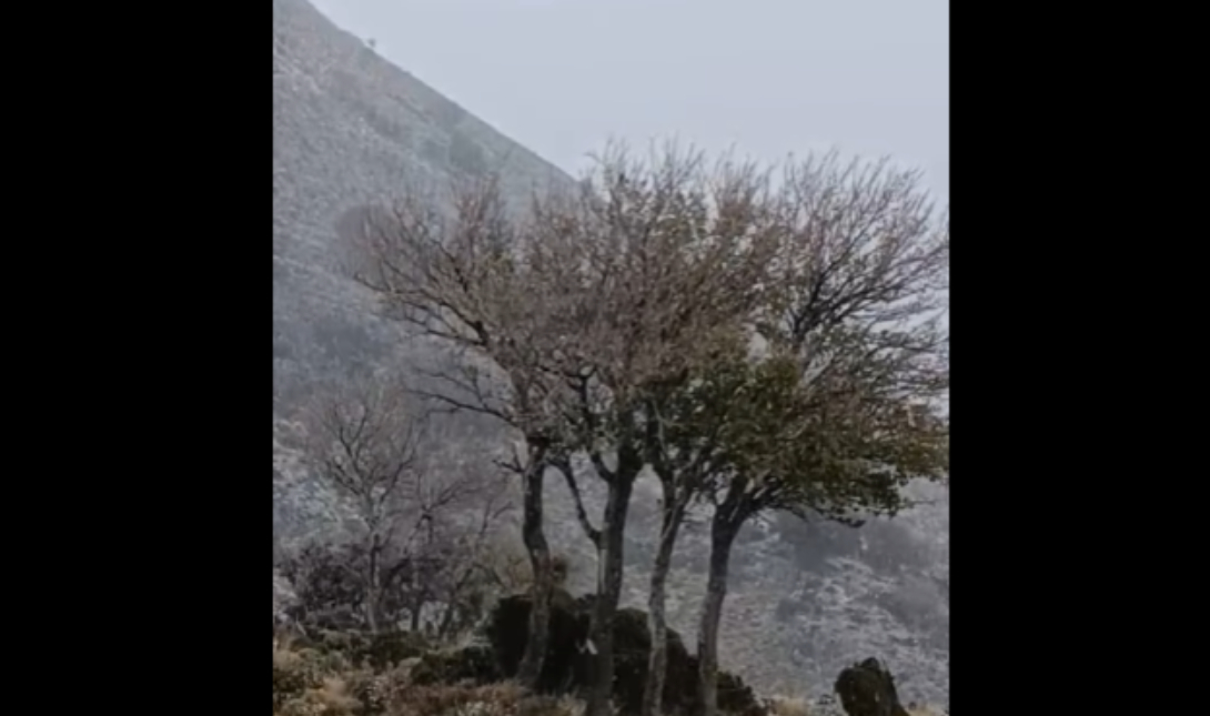 Χιονοπτώσεις και τσουχτερό κρύο στην Κρήτη: Δείτε βίντεο και φωτό