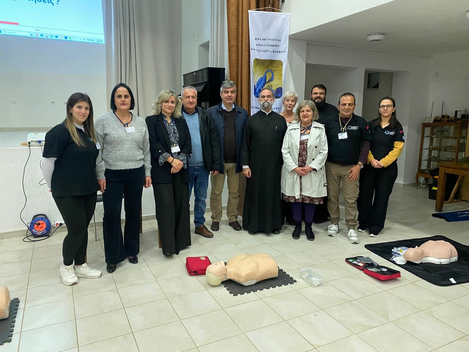 Δήμος Βιάννου: Με επιτυχία η εκδήλωση Πρώτων Βοηθειών και προληπτικών εξετάσεων στο Βλαχάκειο (φωτογραφίες)