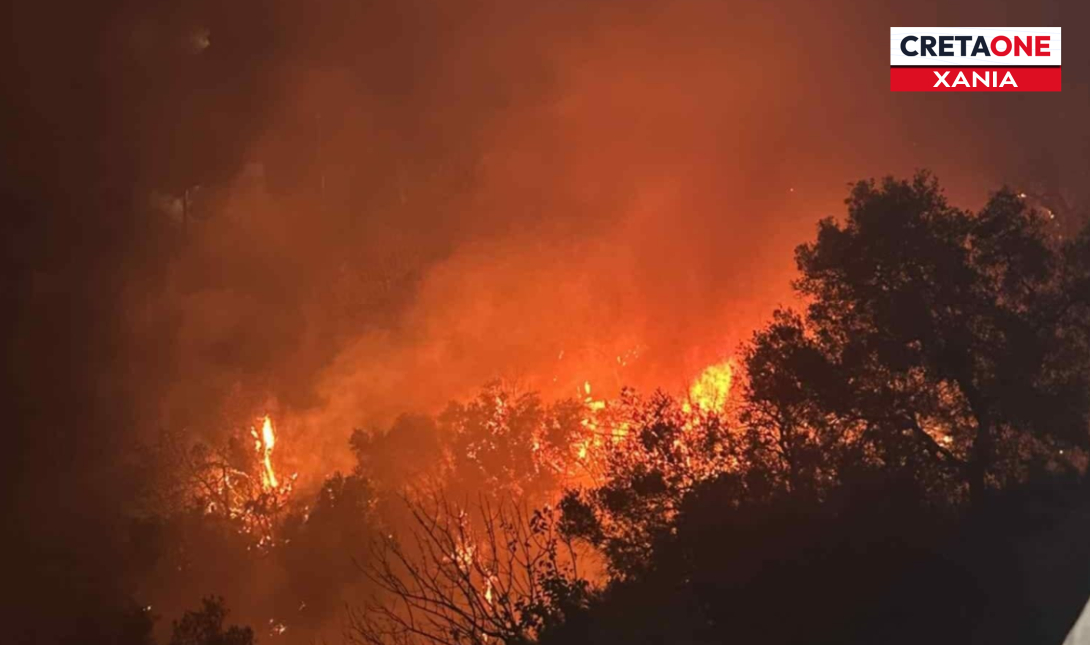 Χανιά: Στάχτη 7 στρέμματα γης από τη φωτιά στην Κίσσαμο – Σε επιφυλακή όλη τη νύχτα η Πυροσβεστική