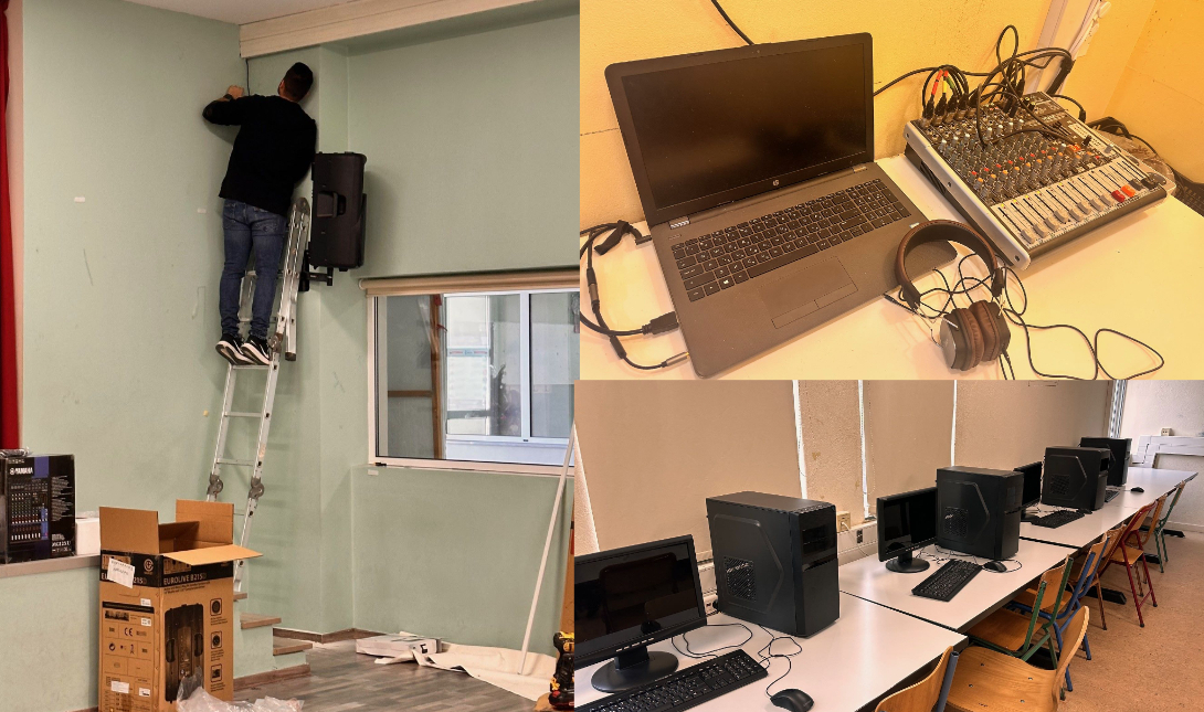 Γάζι: Σύγχρονο ηχητικό και οπτικοακουστικό εξοπλισμό απέκτησε το 1ο Δημοτικό Σχολείο