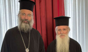 Ο Μητροπολίτης Ρεθύμνης και Αυλοποτάμου Πρόδρομος Τοποτηρητής στην Ιερά Μητρόπολη Λάμπης, Συβρίτου και Σφακίων