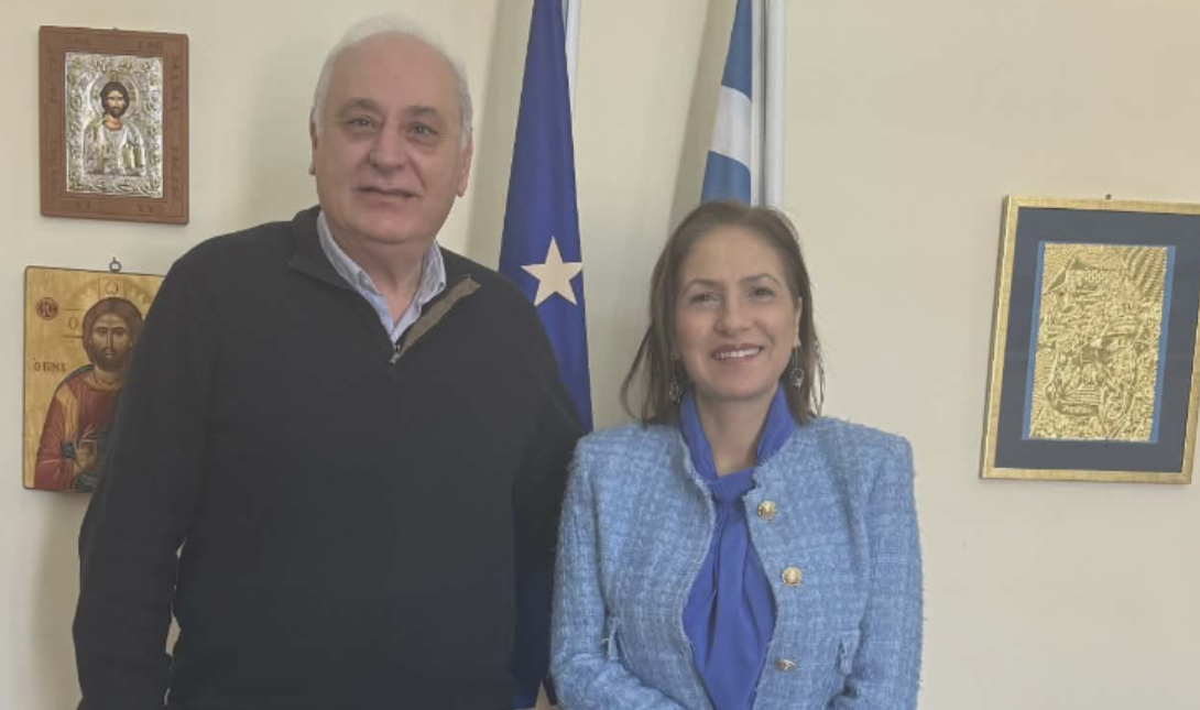 Συνάντηση με την Γραμματέα της Αποκεντρωμένης Διοίκησης Κρήτης είχε ο Δήμαρχος Βιάννου