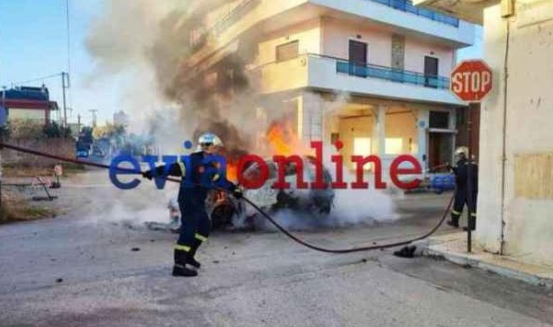 Πήγαινε το παιδί του στο σχολείο και τυλίχτηκε στις φλόγες το αυτοκίνητό τους