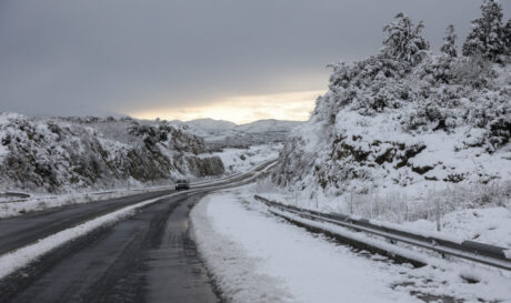 Χιόνια χιονόπτωση Κρήτη