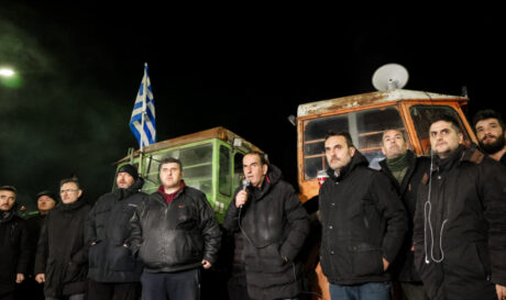 Μπλόκο Νίκαιας αγρότες