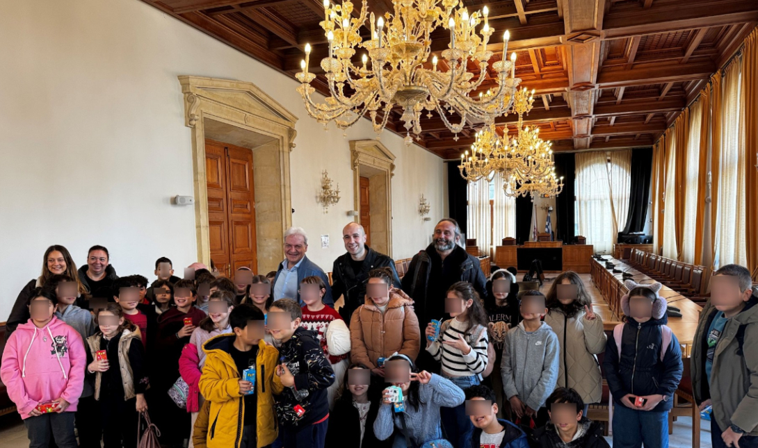 Ηράκλειο: Στη Λότζια οι μαθητές του 24ου και 31ου Δημοτικού Σχολείου (φωτογραφίες)