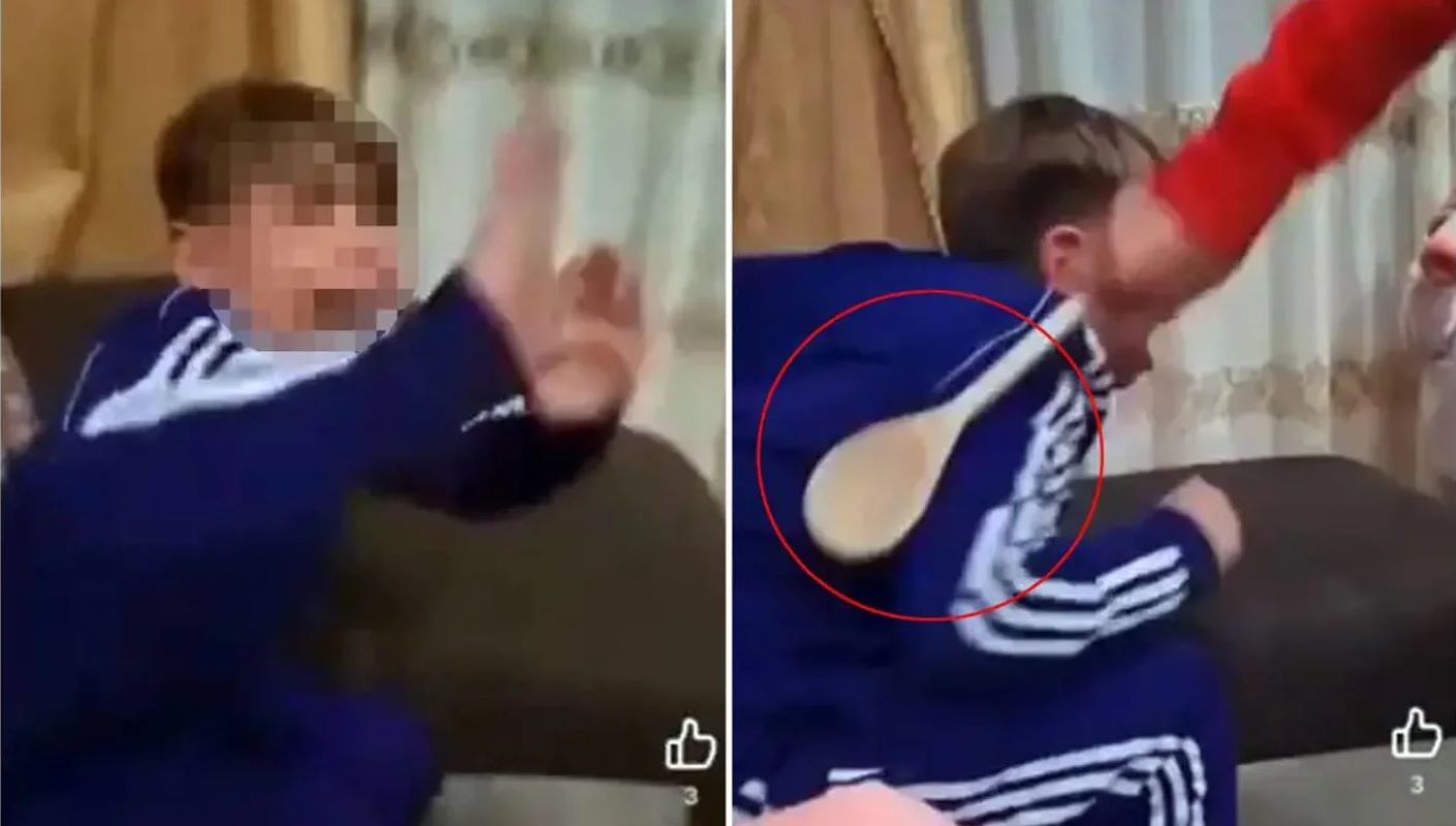 Βίντεο- σοκ: Χτύπησε με ξύλινη κουτάλα τον 10χρονο γιο του και τον ανάγκασε να τον αποκαλεί «αφέντη»