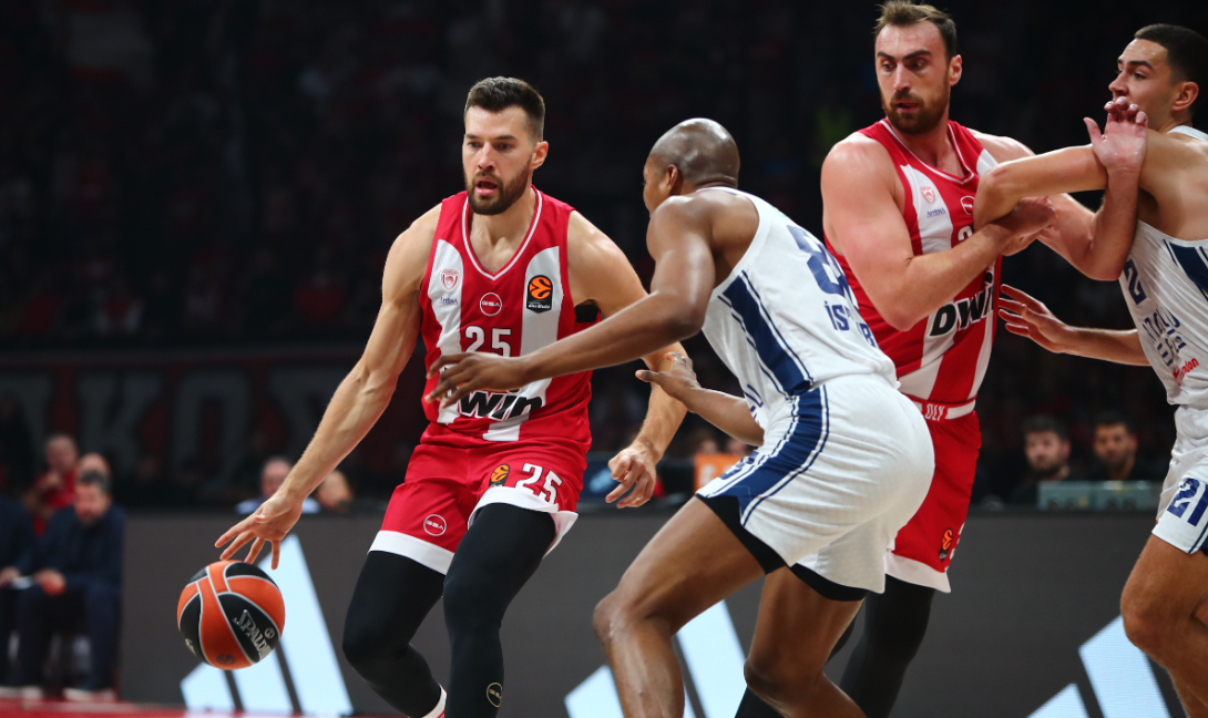 Euroleague: Για την 4η σερί νίκη στην Πόλη ο Ολυμπιακός