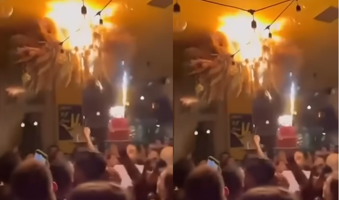 Νέο περιστατικό με φωτιά σε κλαμπ στο Παγκράτι από βεγγαλικό που υπήρχε πάνω σε τούρτα – Δείτε βίντεο