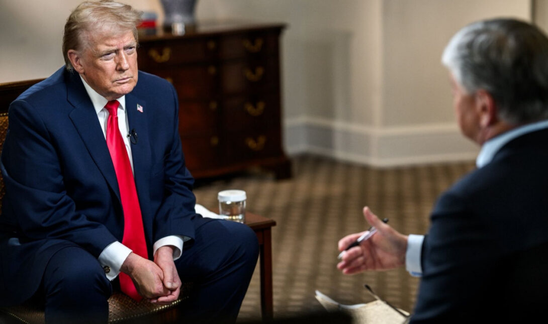 Ο Ντόναλντ Τραμπ στη συνέντευξή του στο Fox News