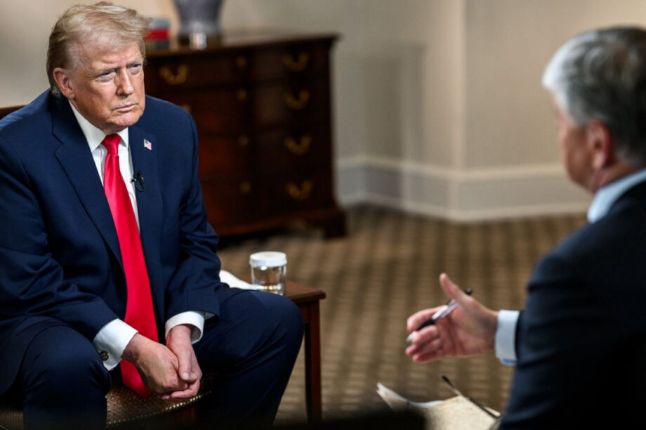 Ο Ντόναλντ Τραμπ στη συνέντευξή του στο Fox News