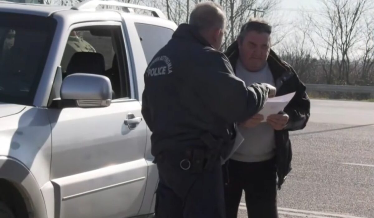 Ανεστίδης: Παρέλαβε στο μπλόκο των Μαλγάρων διάταξη του εισαγγελέα για δέσμευση περιουσίας