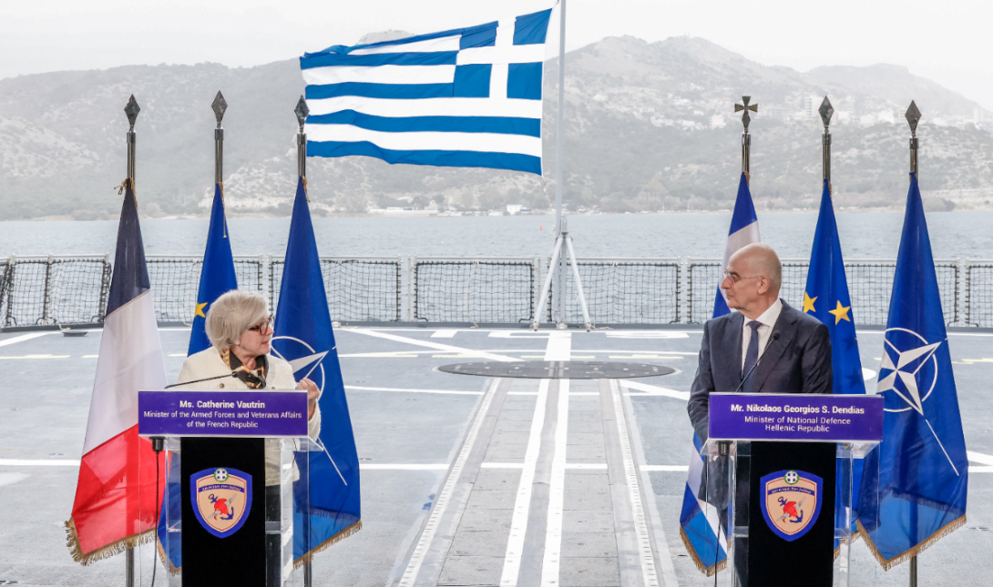 Δένδιας: Ανανεώνεται η στρατηγική συνεργασία της Ελλάδας με την Γαλλία